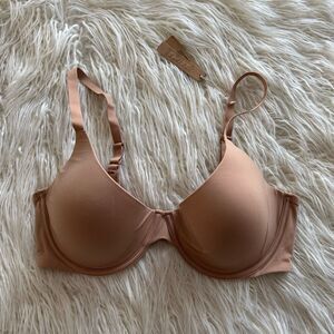 Skims Fits Everybody Scoop Plunge Bra Ochre Size 38DD